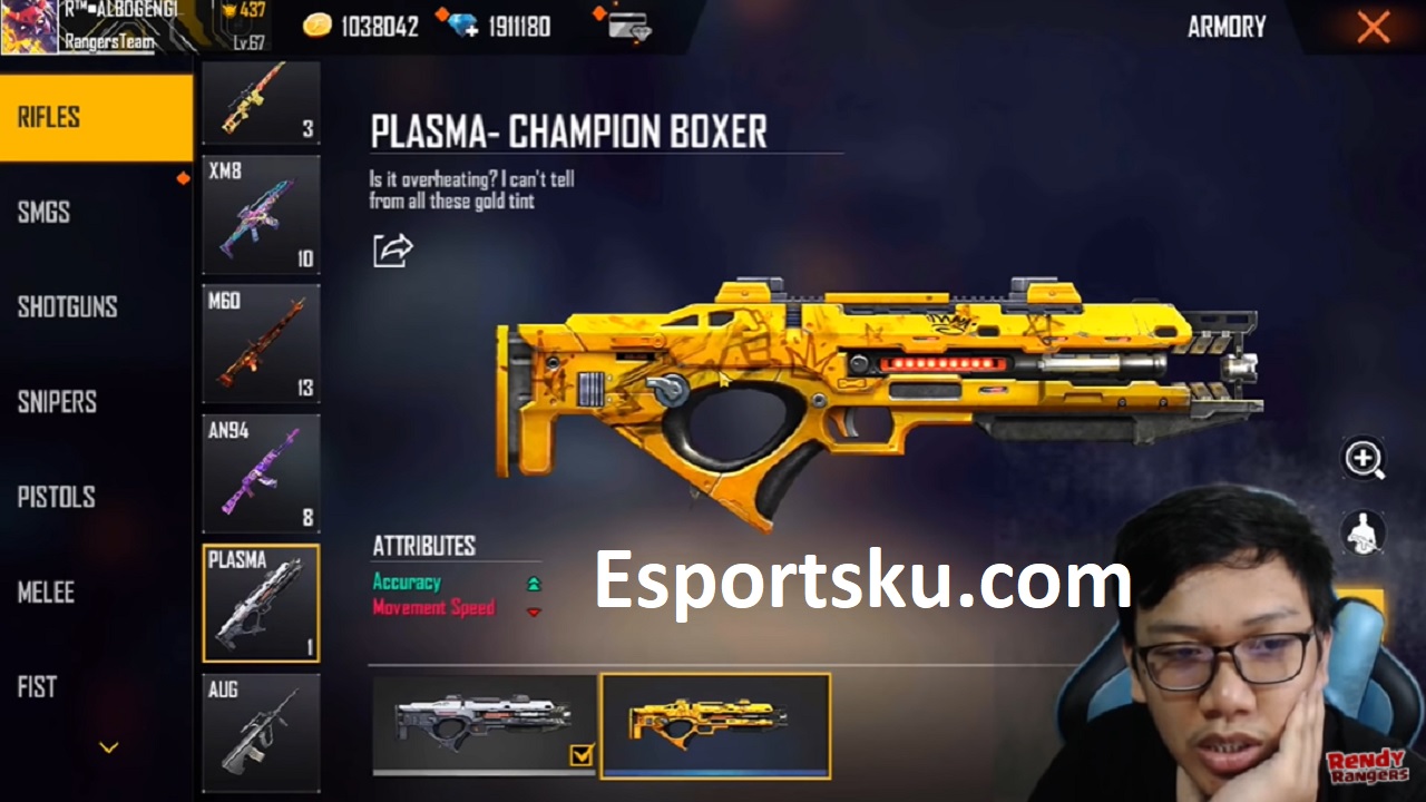 Fakta Unik Senjata Plasma Gun Free Fire Ff Esportsku