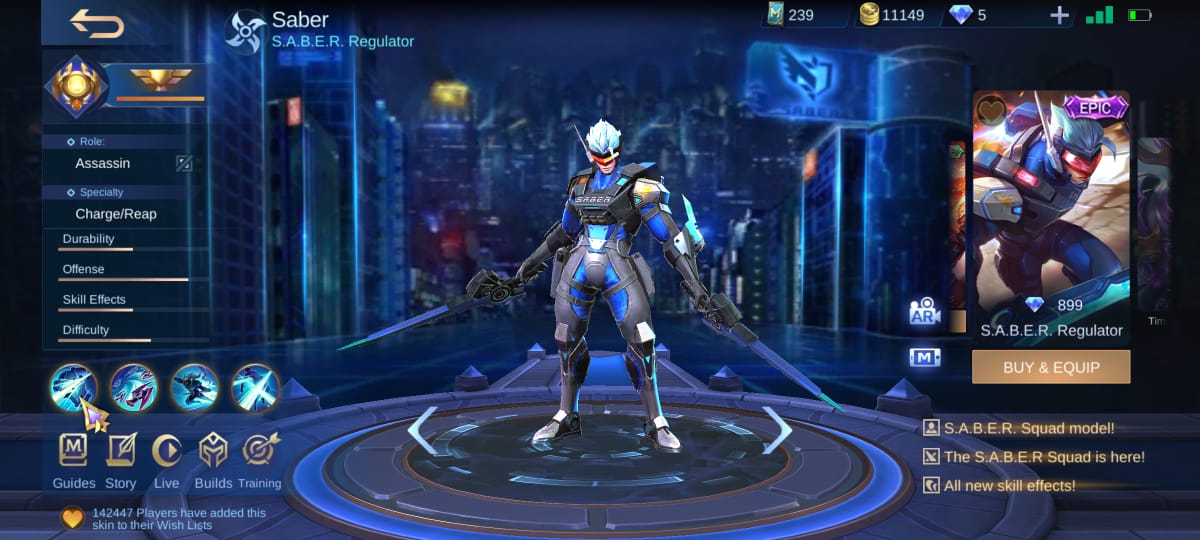 31 Skin Squad Mobile Legends ML Terbaru Siapa Saja Esportsku