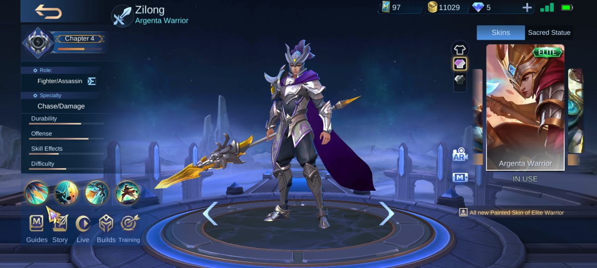 12 Skin Zilong Mobile Legends ML Terbaik Esportsku