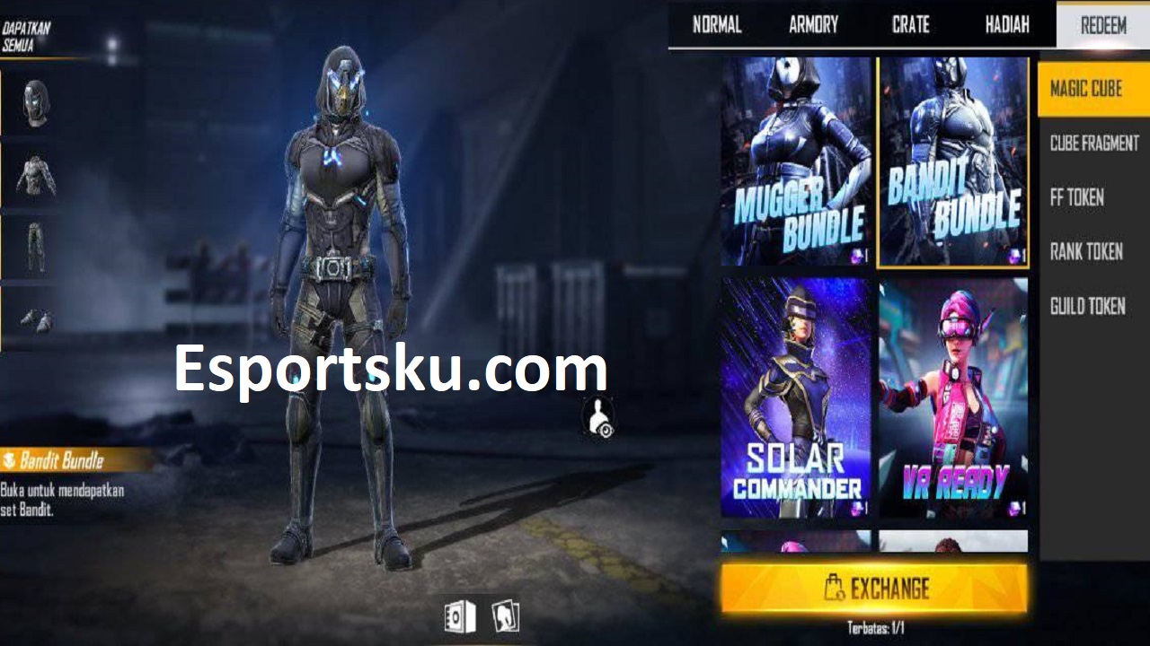 Bundle Vigilante Ff Di Royale Spesial Free Fire Esportsku