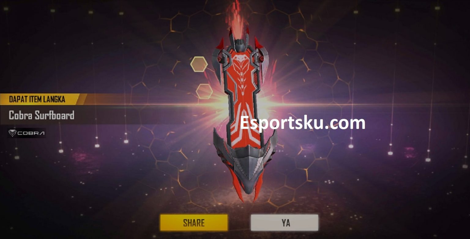 Cara Dapatkan Skin Cobra Surfboard Free Fire Ff Esportsku