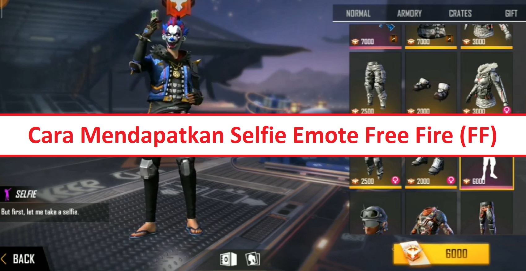 Cara Mendapatkan Selfie Emote Free Fire Ff Esportsku