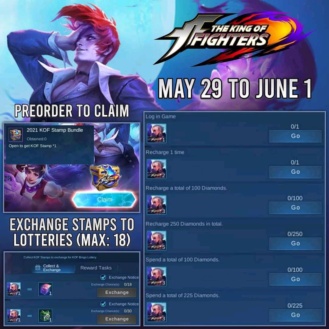 Cara Mendapatkan Stamp Bingo Kof Mobile Legends Ml Esportsku