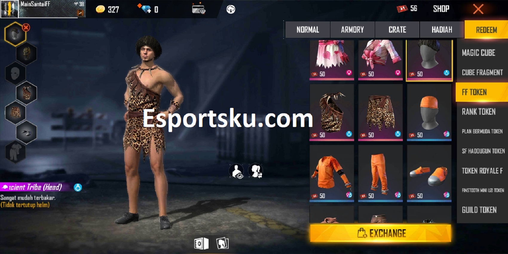 Bundle Ancient Tribe Free Fire FF Ini Cara Dapatnya Esportsku