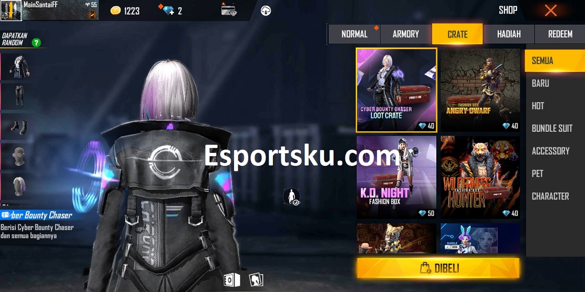 Cara Mendapatkan Cyber Loot Crate Free Fire Ff Esportsku