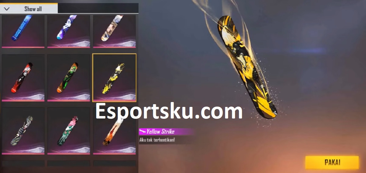 Skin Surfboard Terkeren Free Fire Ff Esportsku