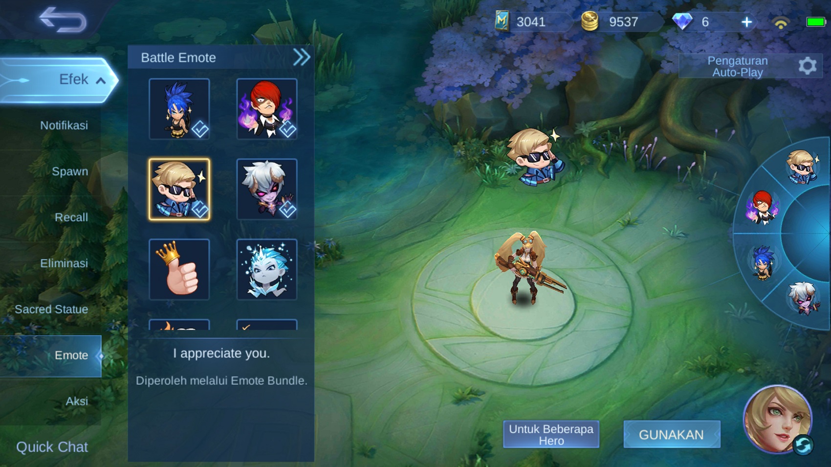 Cara Dapatkan Battle Emote I Appreciate You Mobile Legends ML Esportsku