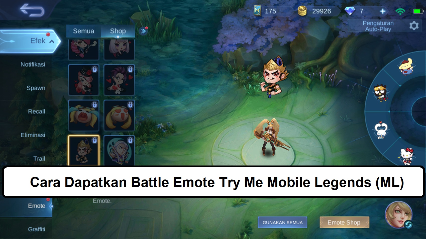 Cara Dapatkan Battle Emote Try Me Mobile Legends ML Esportsku