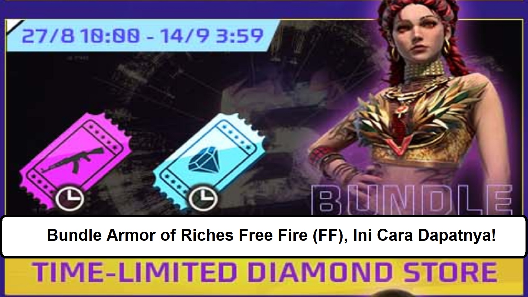 Bundle Armor Of Riches Free Fire Ff Ini Cara Dapatnya Esportsku