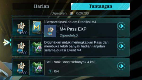 Misi Rank Boost M Pass Mobile Legends Ml Esportsku