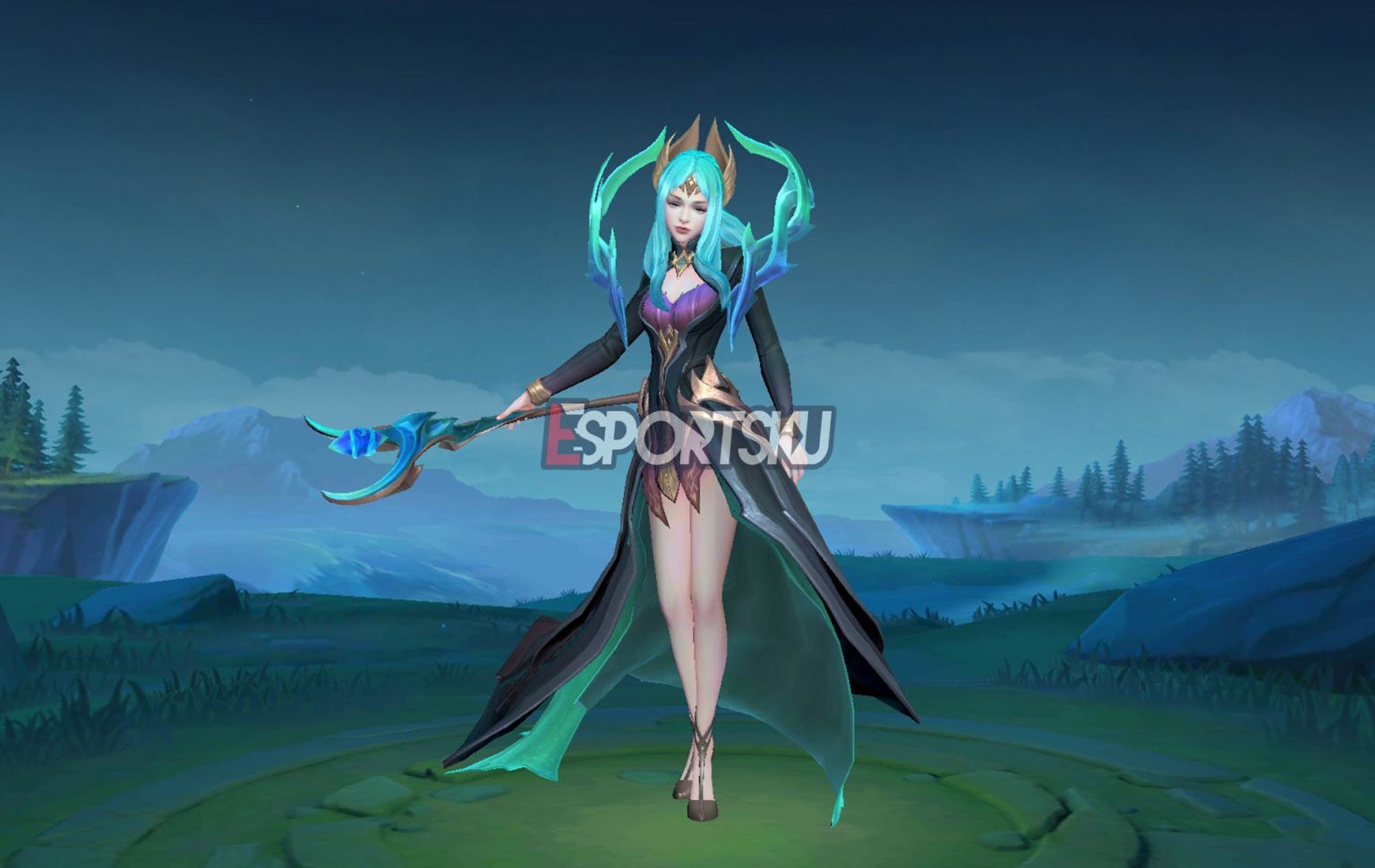 Tampilan Skin Collector Vexana The Sun Empress Mobile Legends Ml