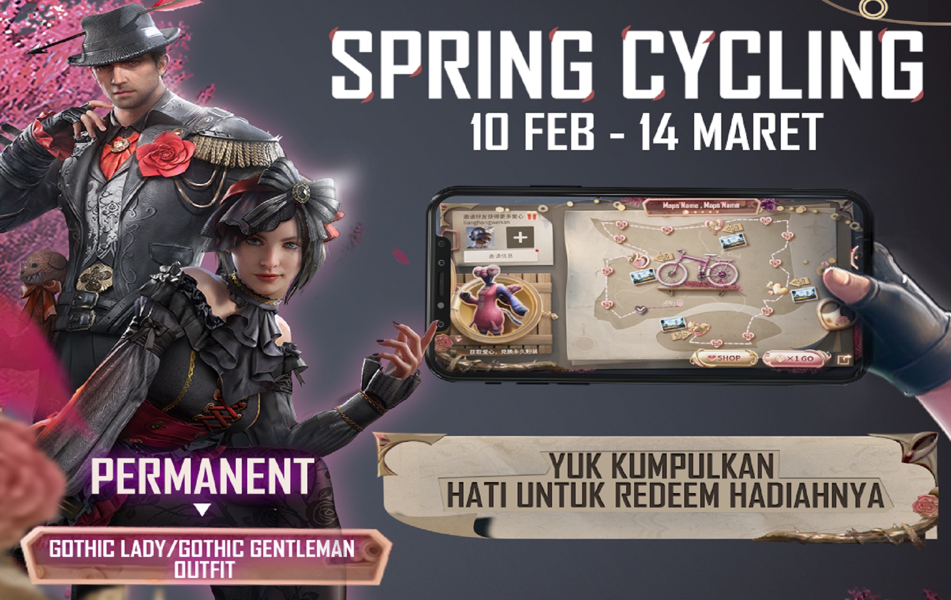 Cara Dapatkan Skin Valentine Permanent PUBG Mobile Esportsku