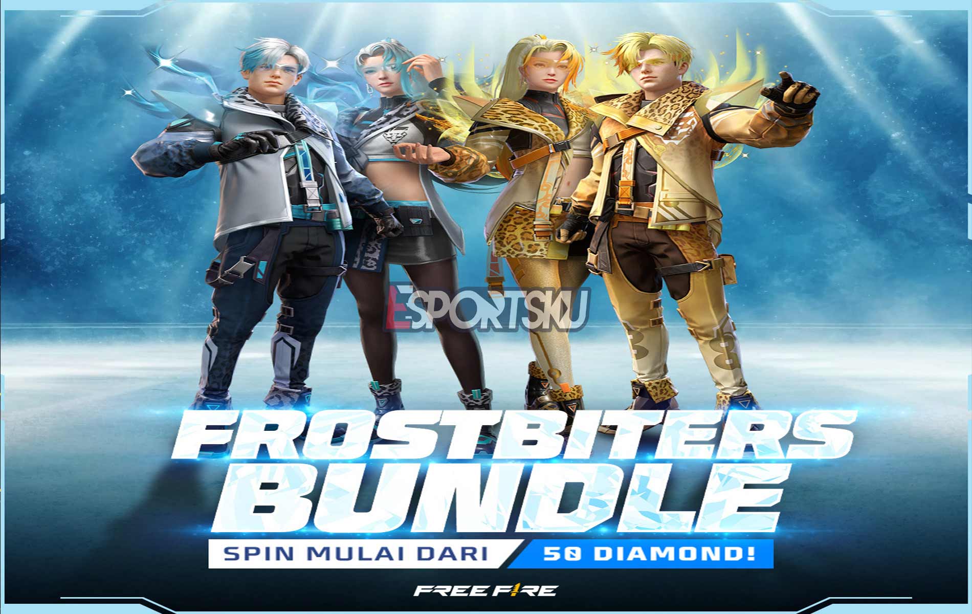 Cara Dapatkan Bundle Frostbiters Free Fire FF Esportsku