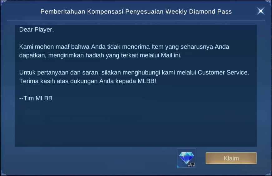 Diamond Ml Gratis Weekly Diamond Cek Cara Ini Untuk Dapatkannya Di