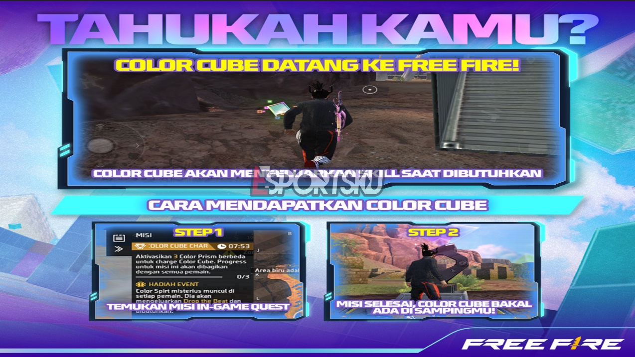 Looting Color Cube Limited Free Fire Ff Berikan Skill Terkuat