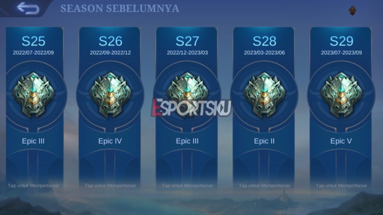 Season Ml Jadwal Reset Dan Skin Esportsku