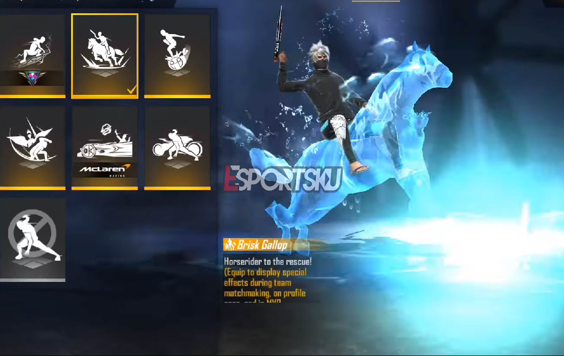 5 Cara Dapatkan Animation Brisk Gallop Free Fire FF Esportsku