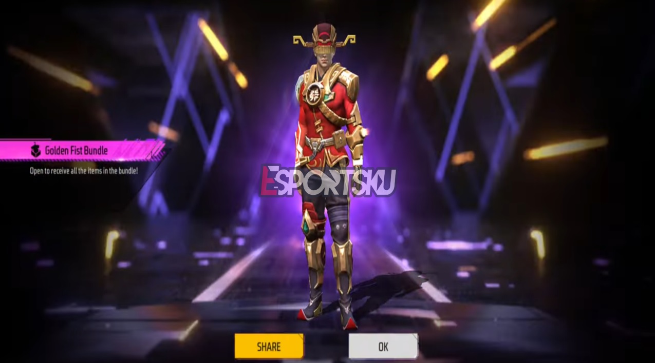 Cara Dapatkan Bundle Golden Fist Free Fire Ff Esportsku