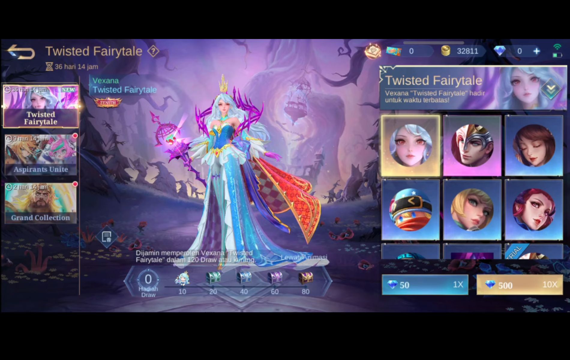 Harga Skin Vexana Twisted Fairytale Mobile Legends Ml Esportsku