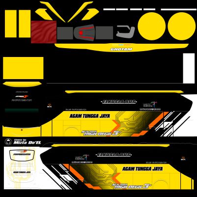 Livery Bussid Agam Tungga Jaya Ini Listnya Esportsku