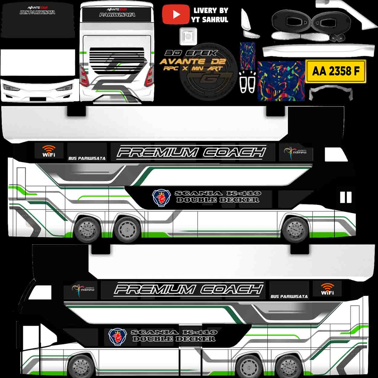 Livery Bussid Avante D Ini Listnya Esportsku