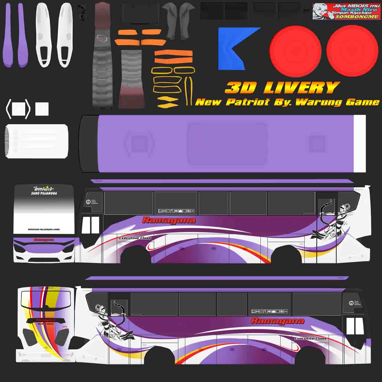 Livery Bussid Ramayana Lengkap Coba Lihat Esportsku