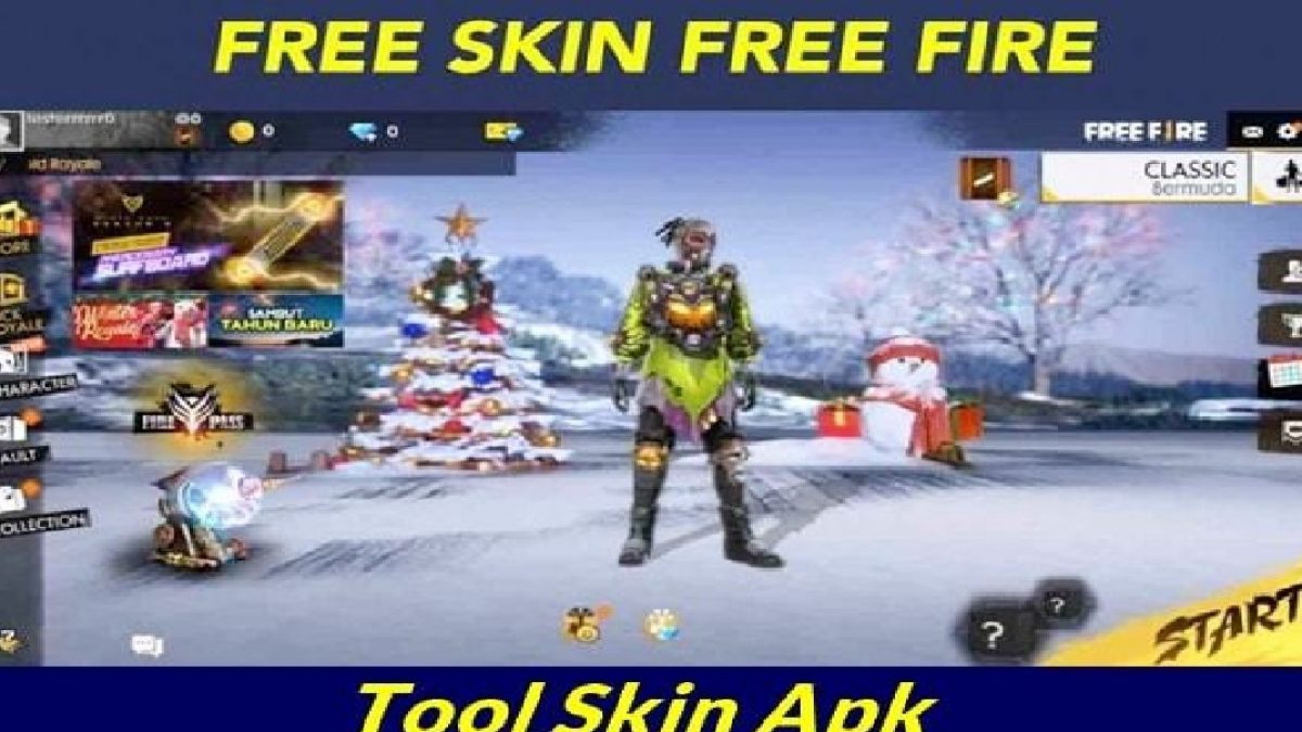 Cara Mengganti Background FF Lobby Tool Skin Free Fire Esportsku