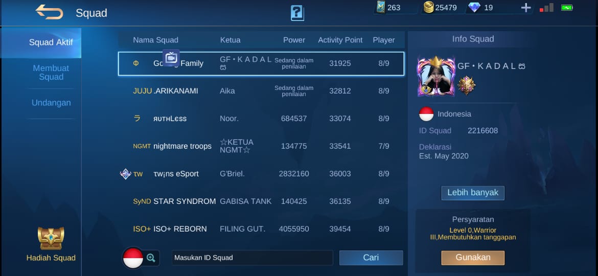 How to Get Out of Squad Mobile Legends (ML)