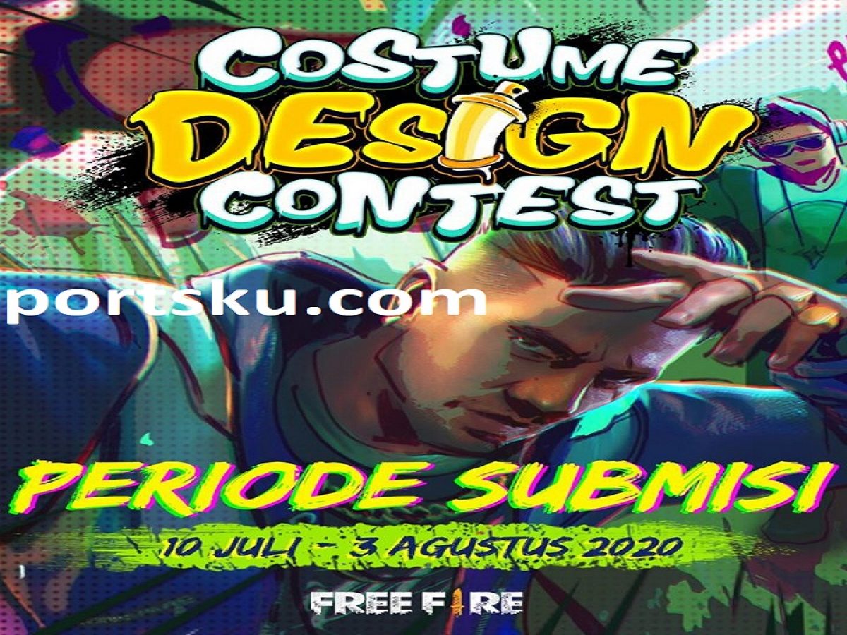 Download Template Free Fire Buat Event Costume Design FF Esportsku