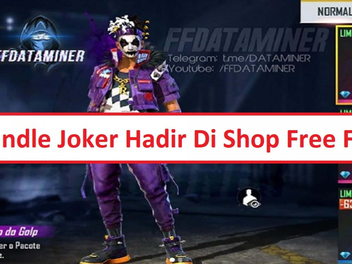 Bundle Joker FF Tidak Gratis Di Free Fire Esportsku