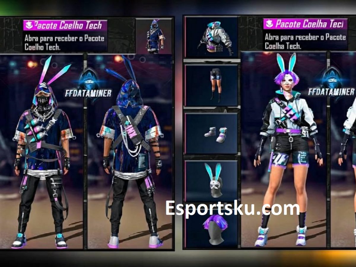 Bocoran Duo Bundle FF Cyber Bunny Free Fire Esportsku