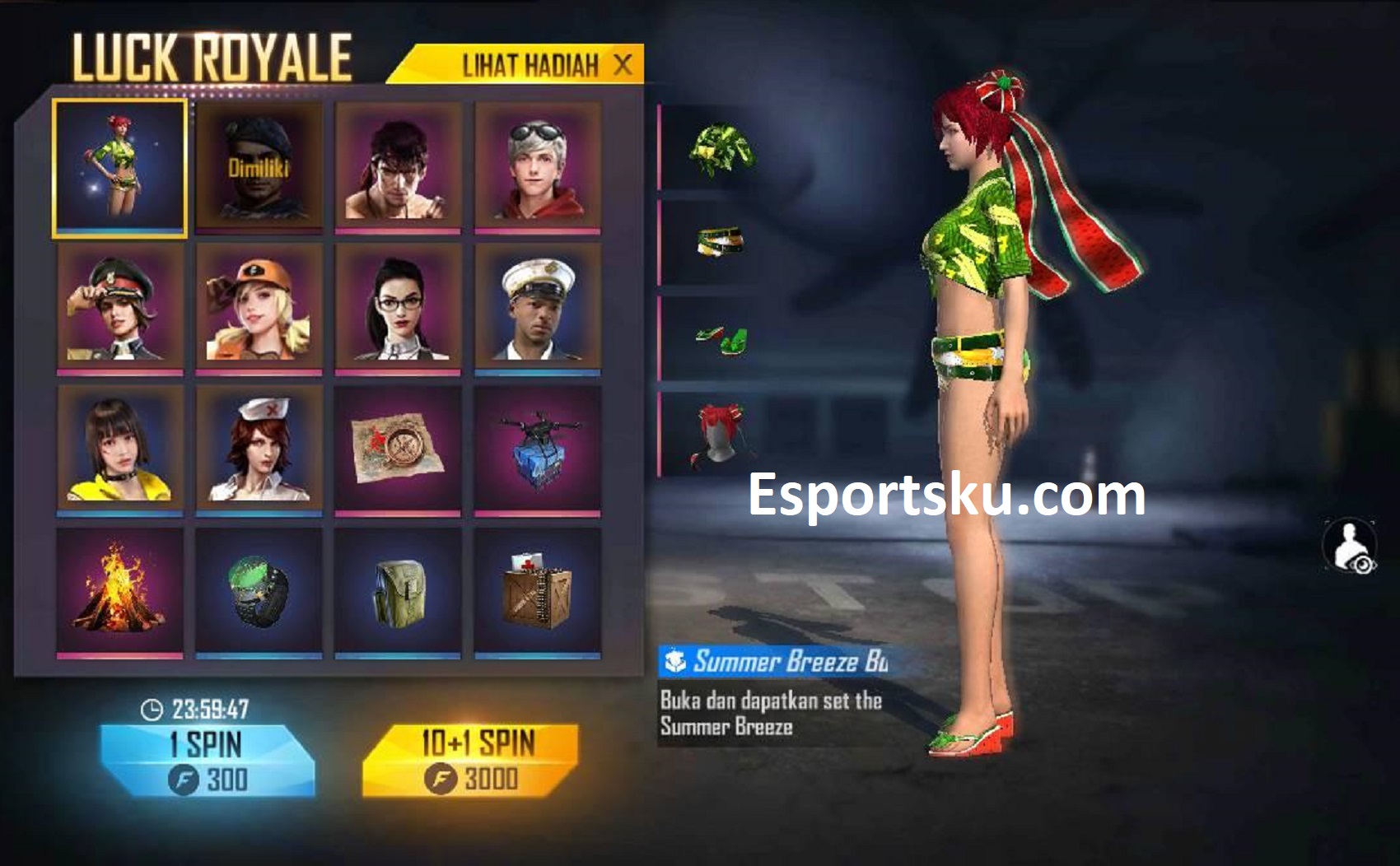 Leaked Summer Breeze Gold Royale Free Fire Ff Bundle Everyday News