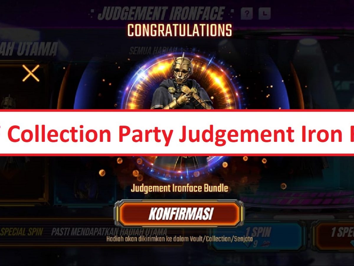 Event Ff Collection Party Judgement Iron Free Fire Esportsku