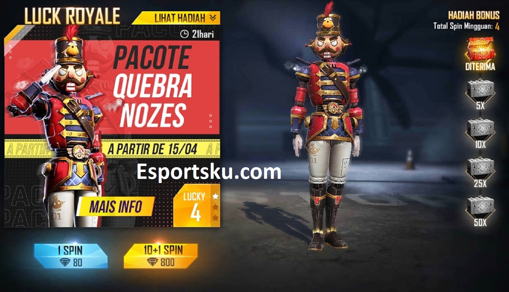 Mr Nutcracker Free Fire Ff Bundle How To Get It And The Tricks Everyday News