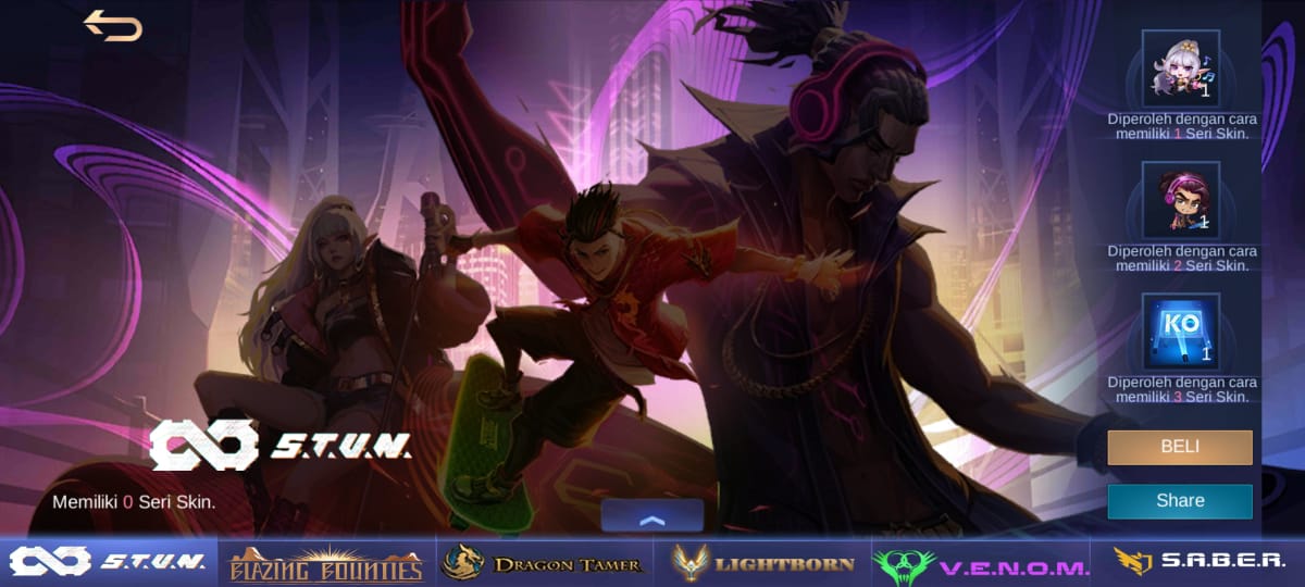 Cara Mendapatkan Efek Recall STUN Mobile Legends (ML)