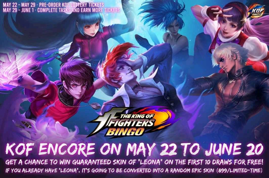 Tanggal Rilis Event KOF Encore di Mobile Legends Terbaru 2021