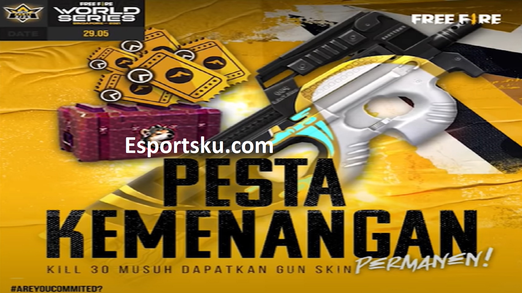 Cara Mendapatkan Skin P90 Phantom Free Fire Ff Esportsku