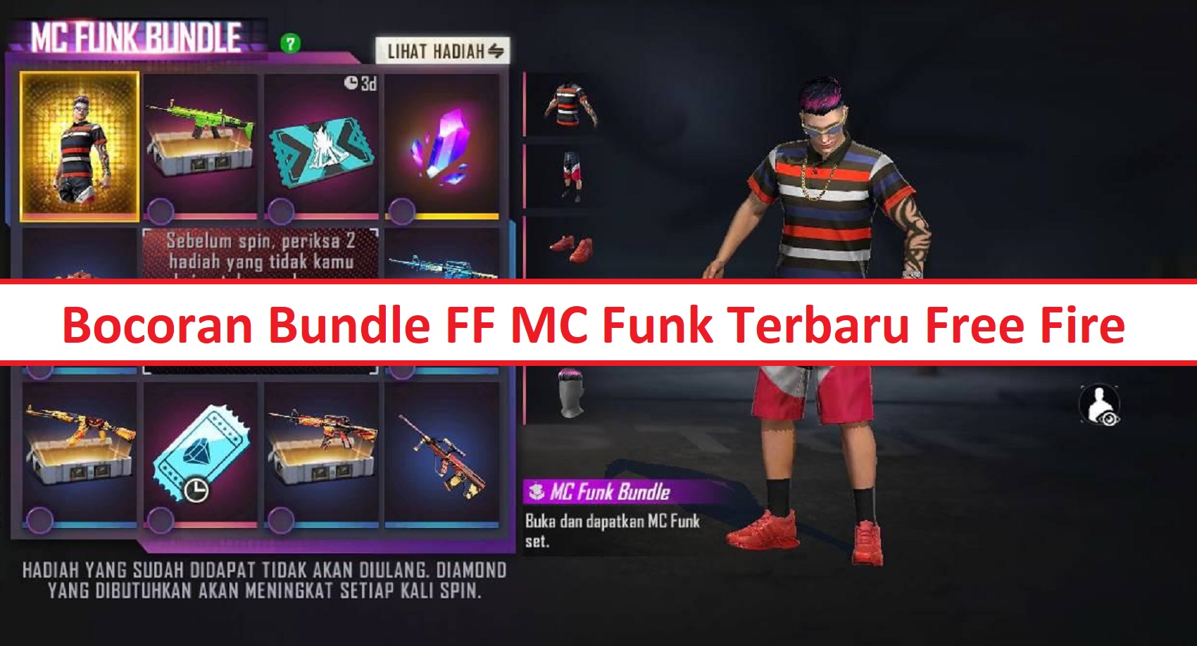 Bocoran Bundle Ff Mc Funk Terbaru Free Fire Esportsku