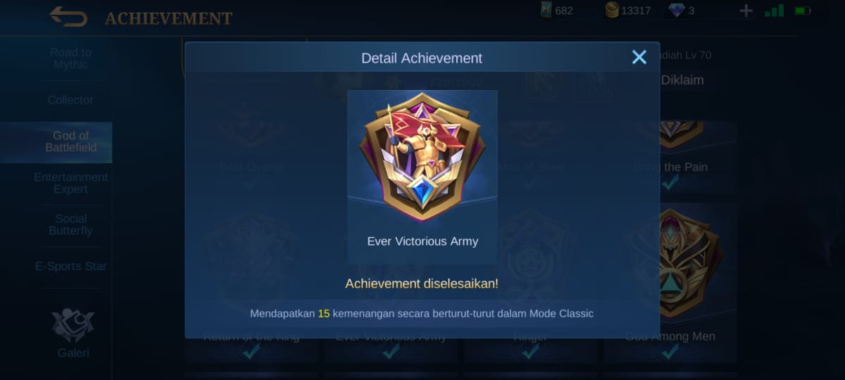 Apa Itu Ever Victorious Army Mobile Legends?