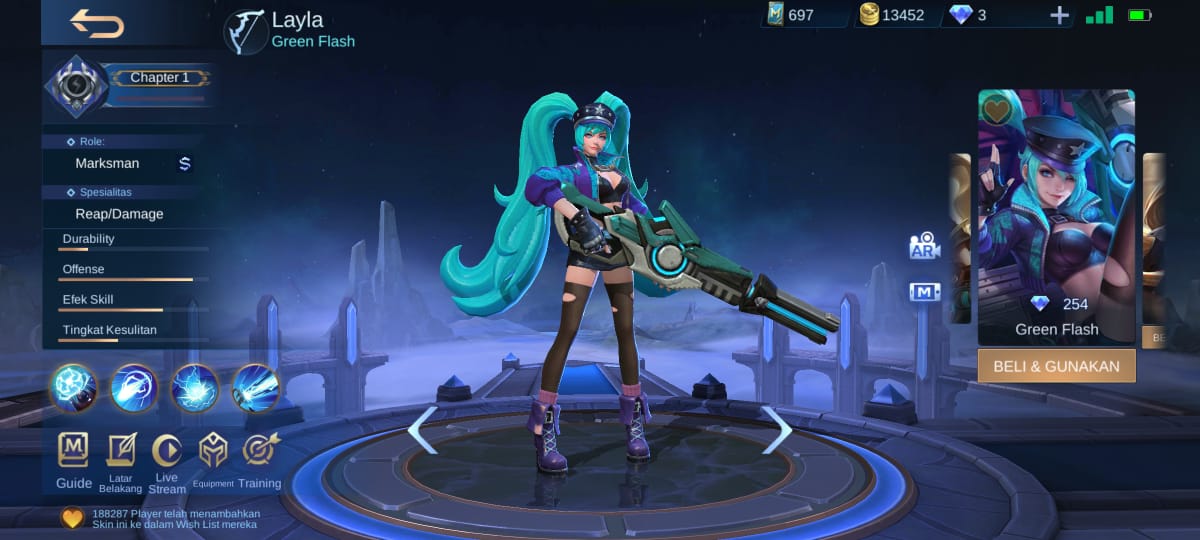 Skin Layla Ada Berapa Di Mobile Legends (ML)?