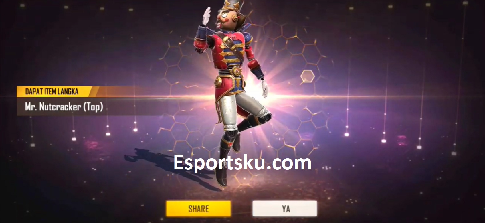 Harga Bundle Mr Nutcracker Epic Free Fire (FF)