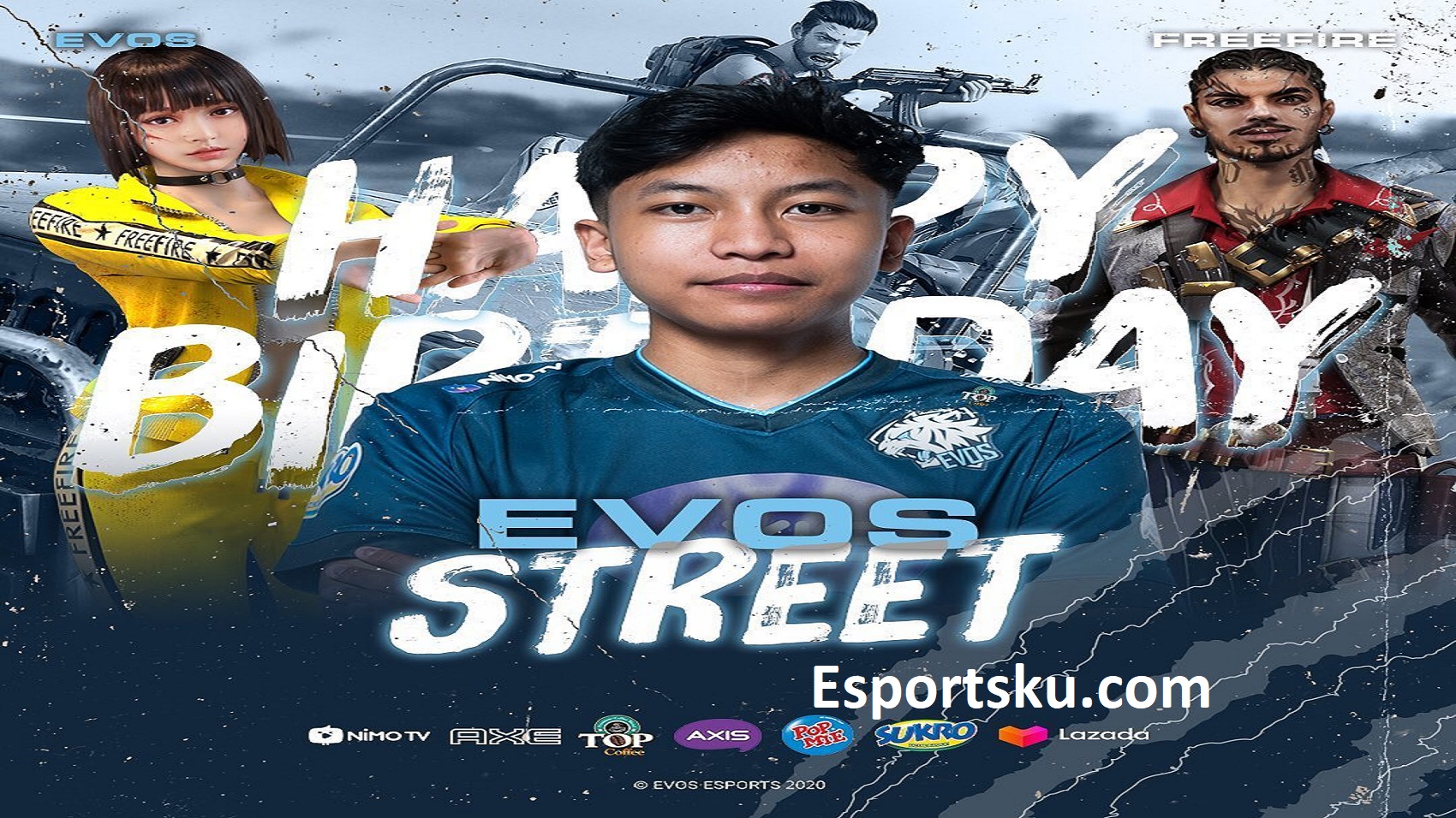 Id Ff Evos Street Free Fire Yang Asli Esportsku
