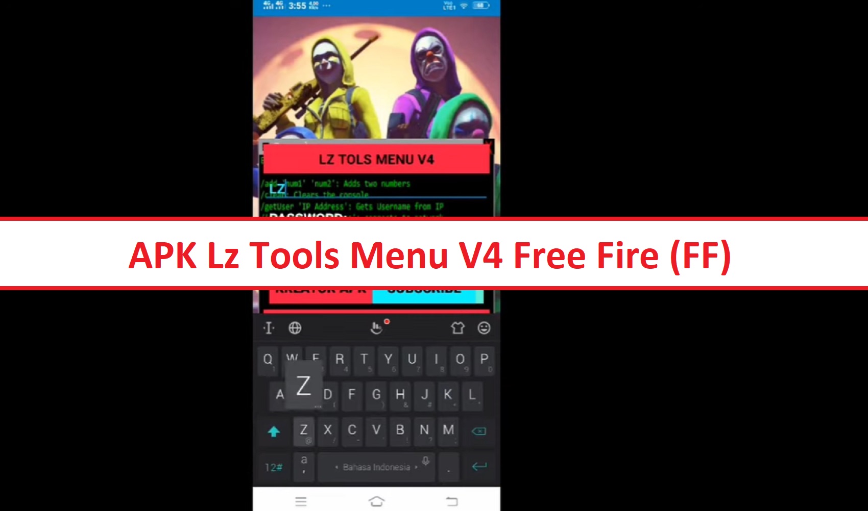 lZ Hack Free Fire Apk, ini Fitur dan Bahayanya Jika Kamu Download!