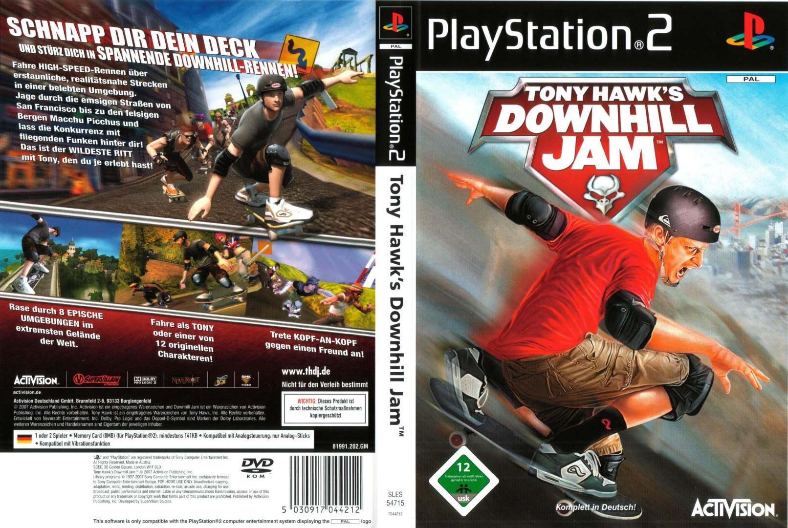 Tony Hawk´s Downhill Jam PS2 ISO + GAMEPLAY (PT-BR) PCSX2 