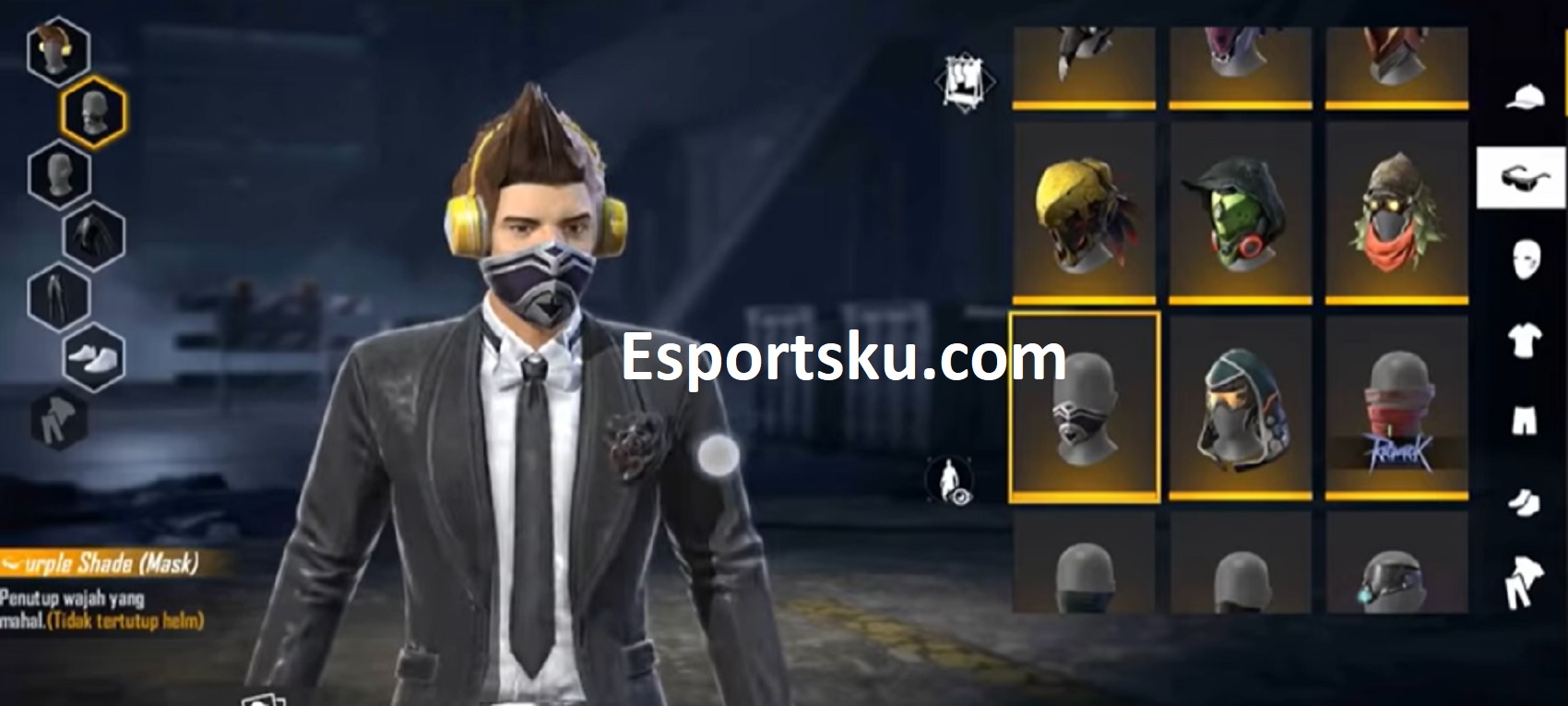 Topeng Ff Paling Keren Season 1 Sampai Sekarang Di Free Fire Esportsku