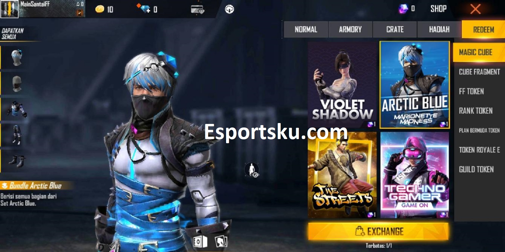 Topeng Ff Paling Keren Season 1 Sampai Sekarang Di Free Fire Esportsku