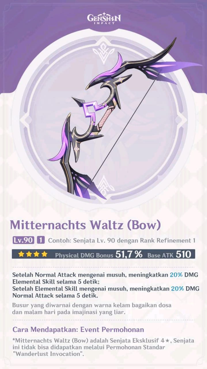 2 Weapon Baru Genshin Impact 1 6 Ini Karakter Yang Cocok Menggunakannya Esportsku