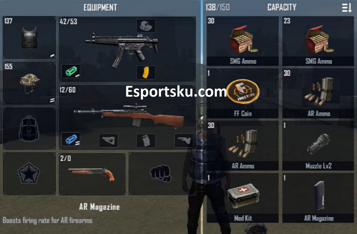 Perbandingan Level Attachment Pada Senjata di Free Fire (FF)
