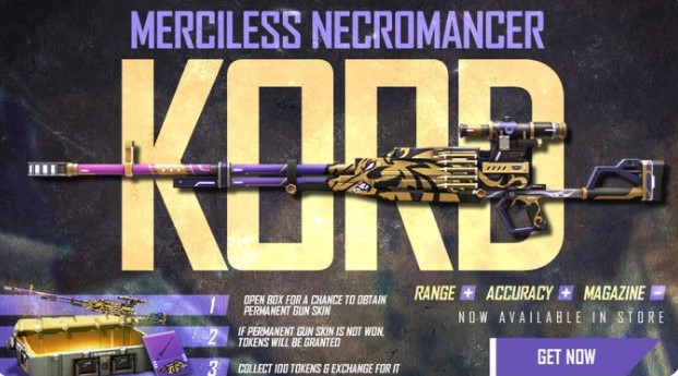 Bocoran skin Korg Merciless Necromancer Free Fire (FF)