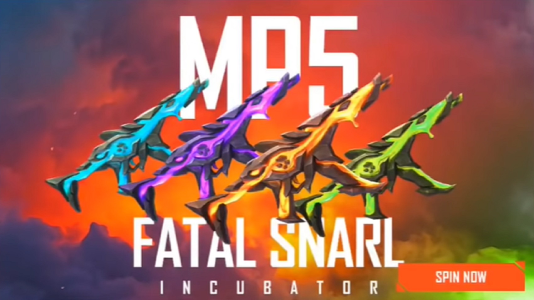 Cara Mendapatkan Incubator Skin MP5 Fatal Snarl Free Fire (FF)